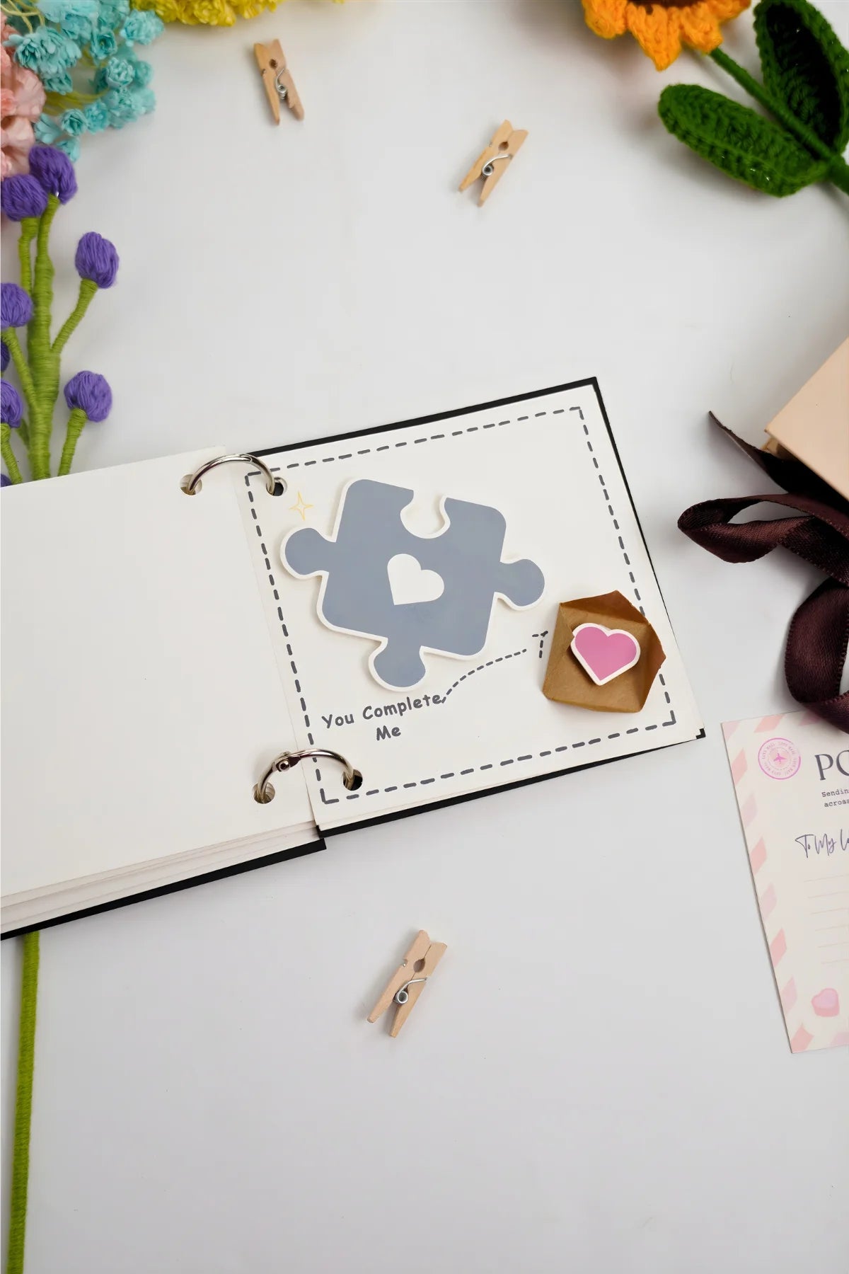 Mini Love Message Flipbook – Cute Romantic Pocket Gift for Couples