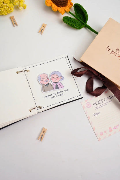Mini Love Message Flipbook – Cute Romantic Pocket Gift for Couples