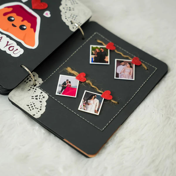 Handmade Personalized Scrapbook Album – Custom Memory Photo Book Gift