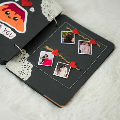 Handmade Personalized Scrapbook Album – Custom Memory Photo Book Gift