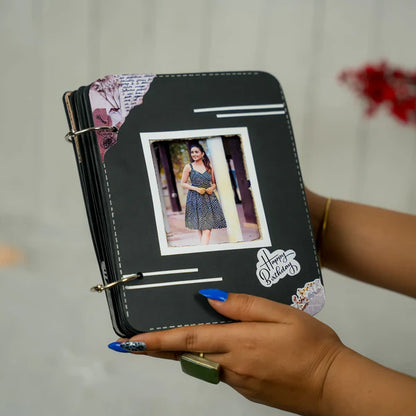 Handmade Personalized Scrapbook Album – Custom Memory Photo Book Gift