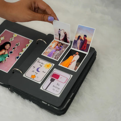 Handmade Personalized Scrapbook Album – Custom Memory Photo Book Gift