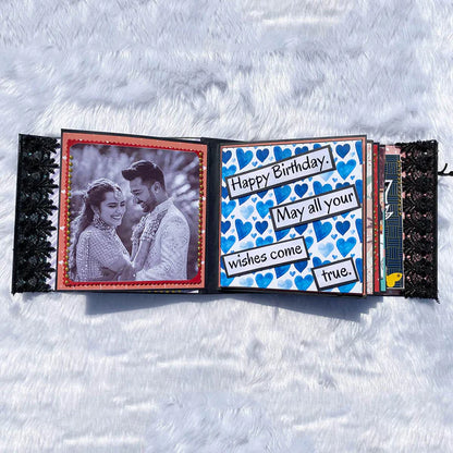 Personalized Explosion Box Scrapbook – Handmade Birthday Memory Gift Box