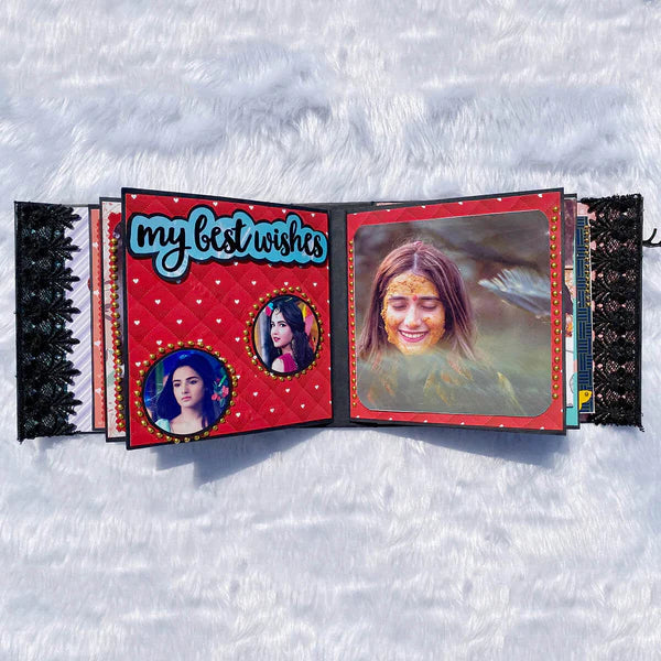 Personalized Explosion Box Scrapbook – Handmade Birthday Memory Gift Box