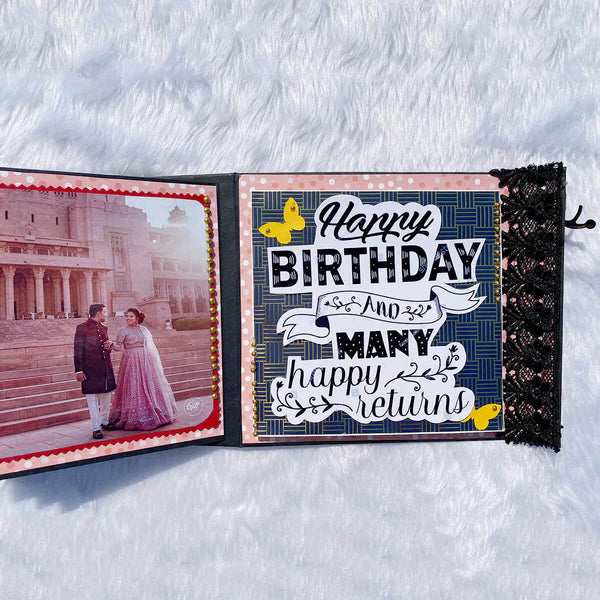 Personalized Explosion Box Scrapbook – Handmade Birthday Memory Gift Box