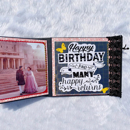 Personalized Explosion Box Scrapbook – Handmade Birthday Memory Gift Box