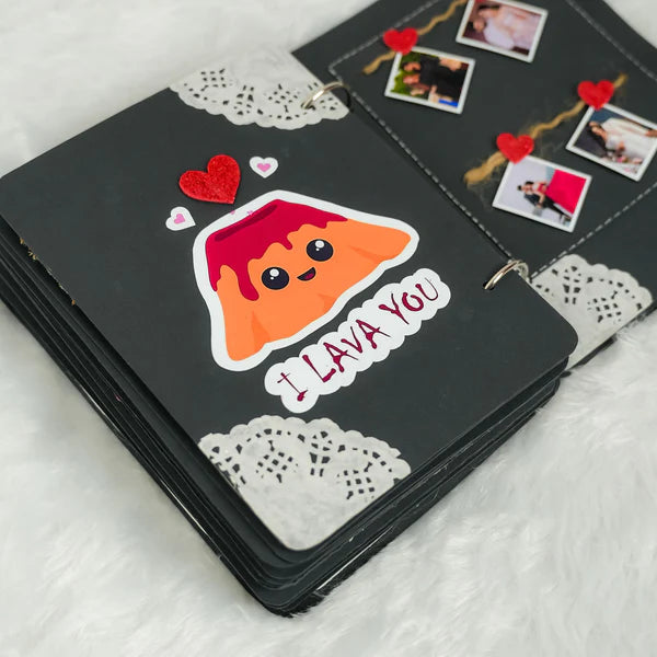 Handmade Personalized Scrapbook Album – Custom Memory Photo Book Gift