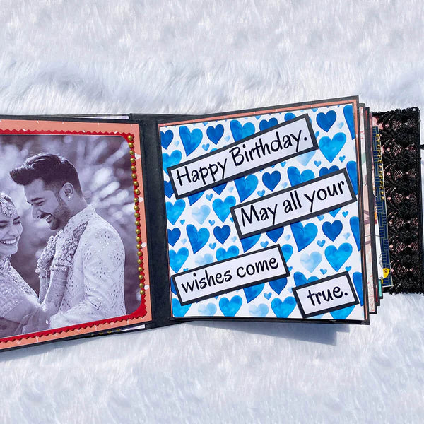Personalized Explosion Box Scrapbook – Handmade Birthday Memory Gift Box