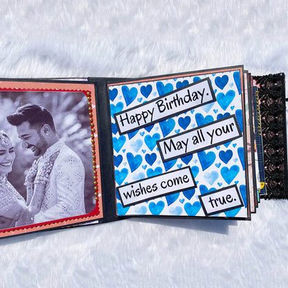 Personalized Explosion Box Scrapbook – Handmade Birthday Memory Gift Box