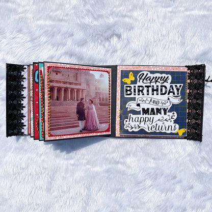 Personalized Explosion Box Scrapbook – Handmade Birthday Memory Gift Box