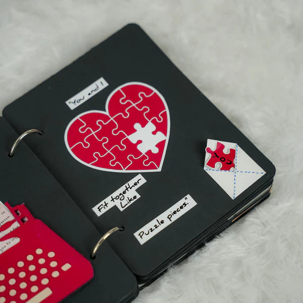 Handmade Personalized Scrapbook Album – Custom Memory Photo Book Gift