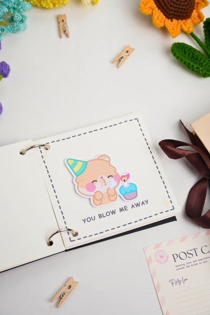 Mini Love Message Flipbook – Cute Romantic Pocket Gift for Couples