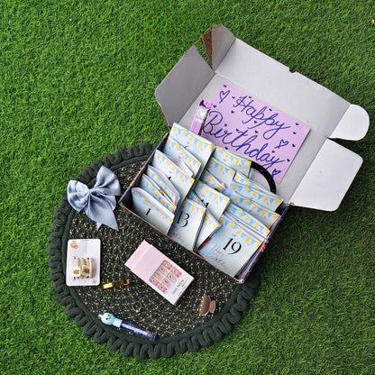 Birthday Surprise Countdown Gift Box | 1–19 Days Memory & Gift Reveal Box
