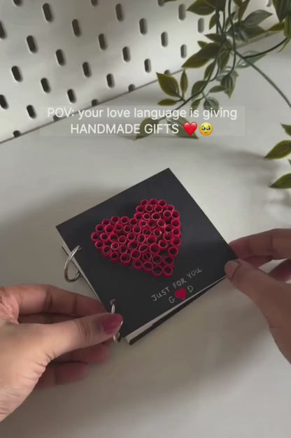 Mini Love Message Flipbook – Cute Romantic Pocket Gift for Couples